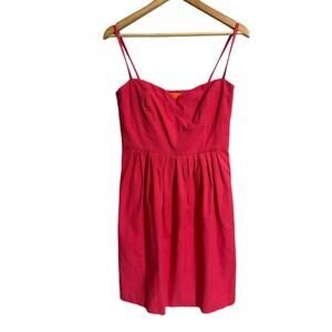 Cynthia Steffe Textured Pleated Pink Dress Size 8